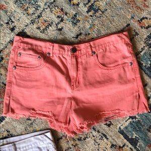 Pink Free People shorts